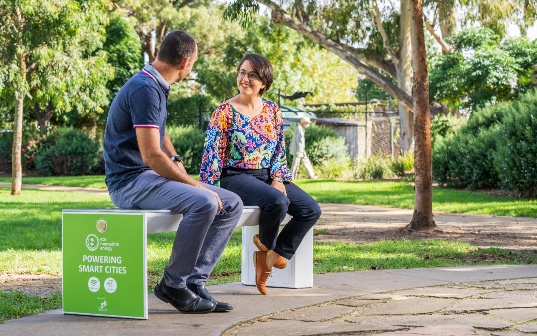 Smart Solar Benches arrive in Yarra Council